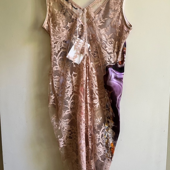 Givenchy NWT $3295. Multi Color Silk/Lace Slip Dress S 2 - Picture 5 of 11